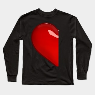 hearts love for valentine day Long Sleeve T-Shirt